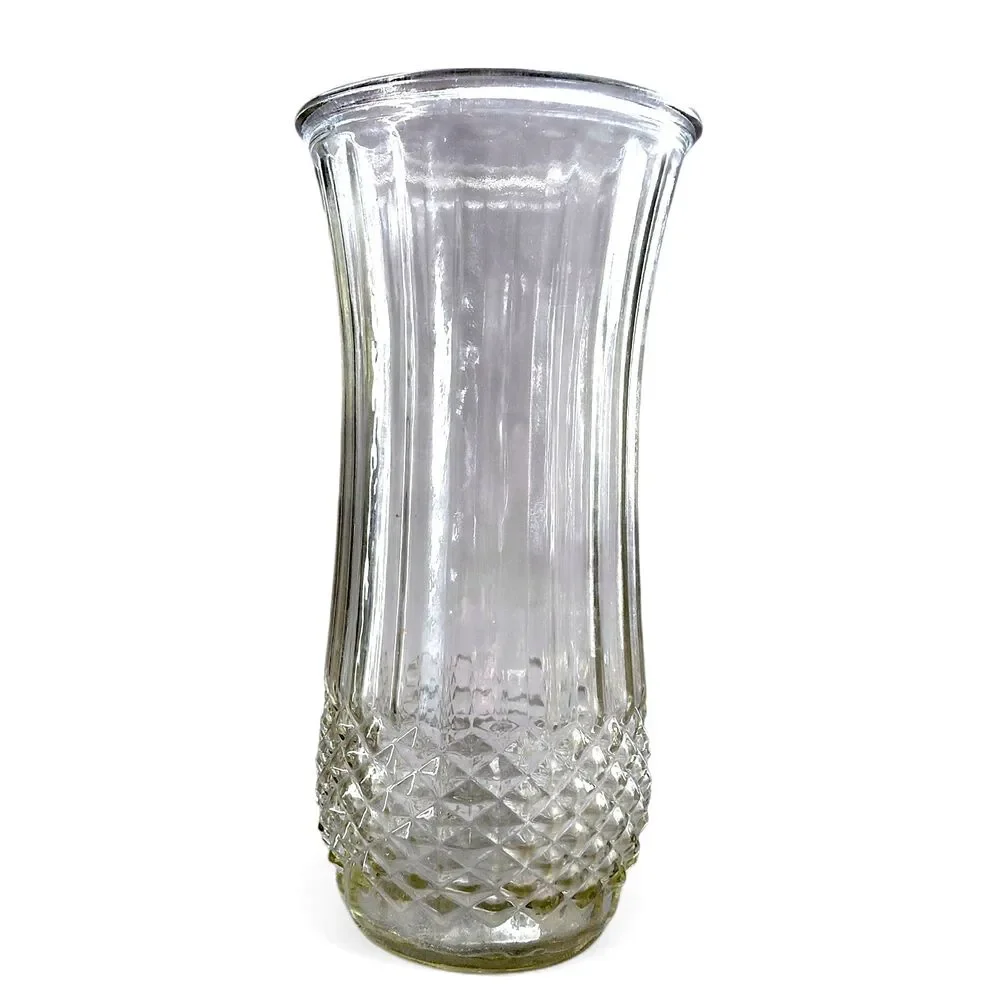 Hoosier 4089-A Clear Glass Vase 10